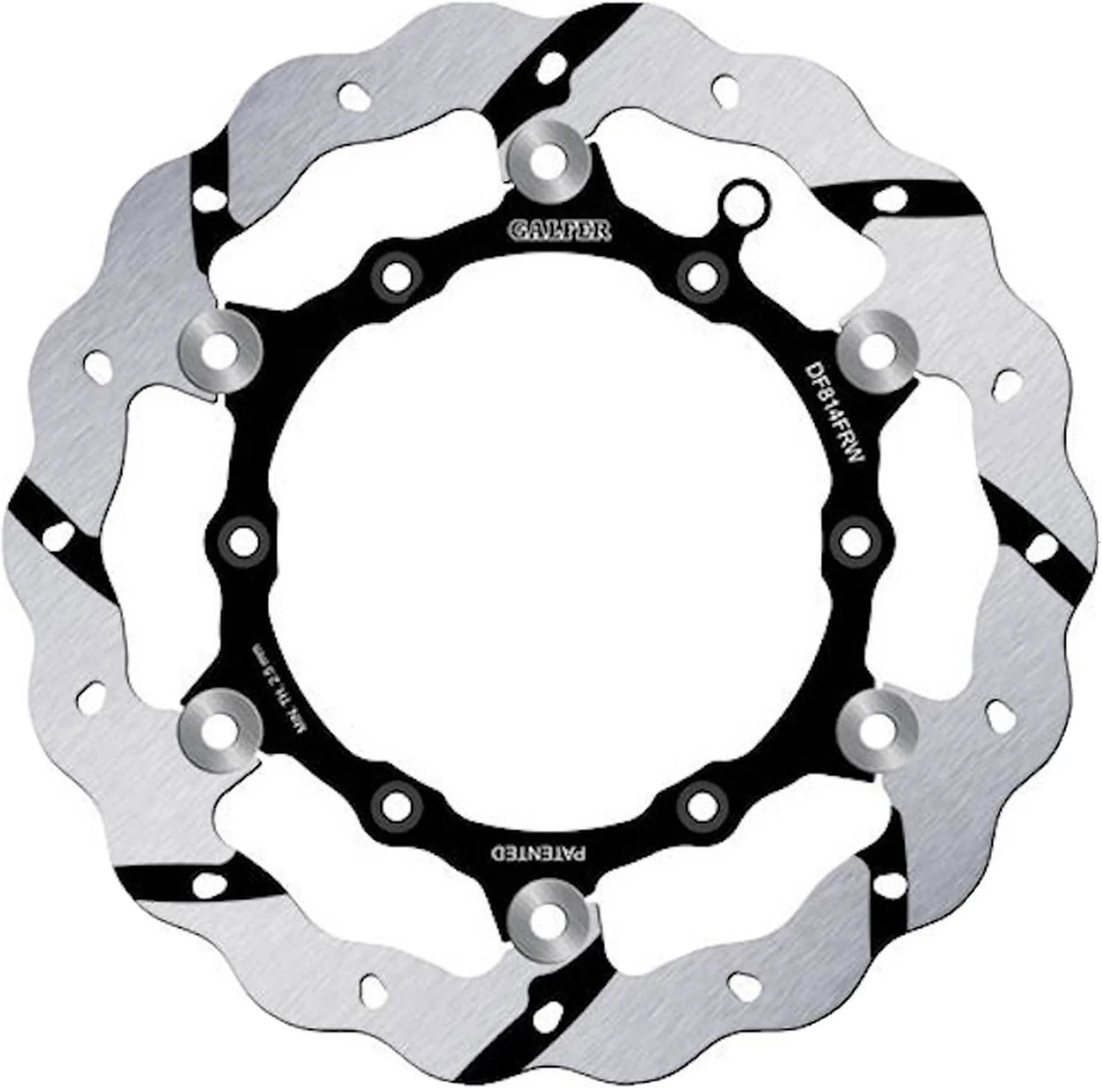 Disco De Freno Delantero Flotante Grooved Onda - Galfer Compatible Con Beta 350 Rr Efi (2015)