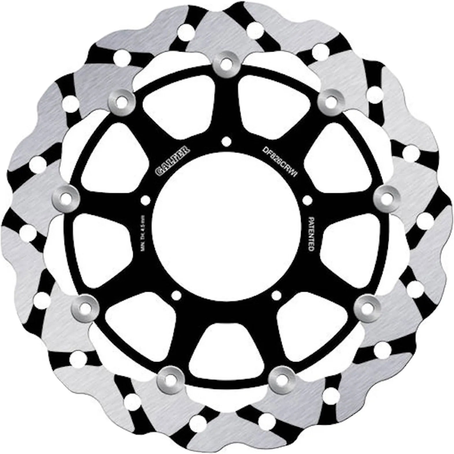 Disco De Freno Delantero Flotante Grooved Onda - Galfer Compatible Con Aprilia Sxv 550 (2006)