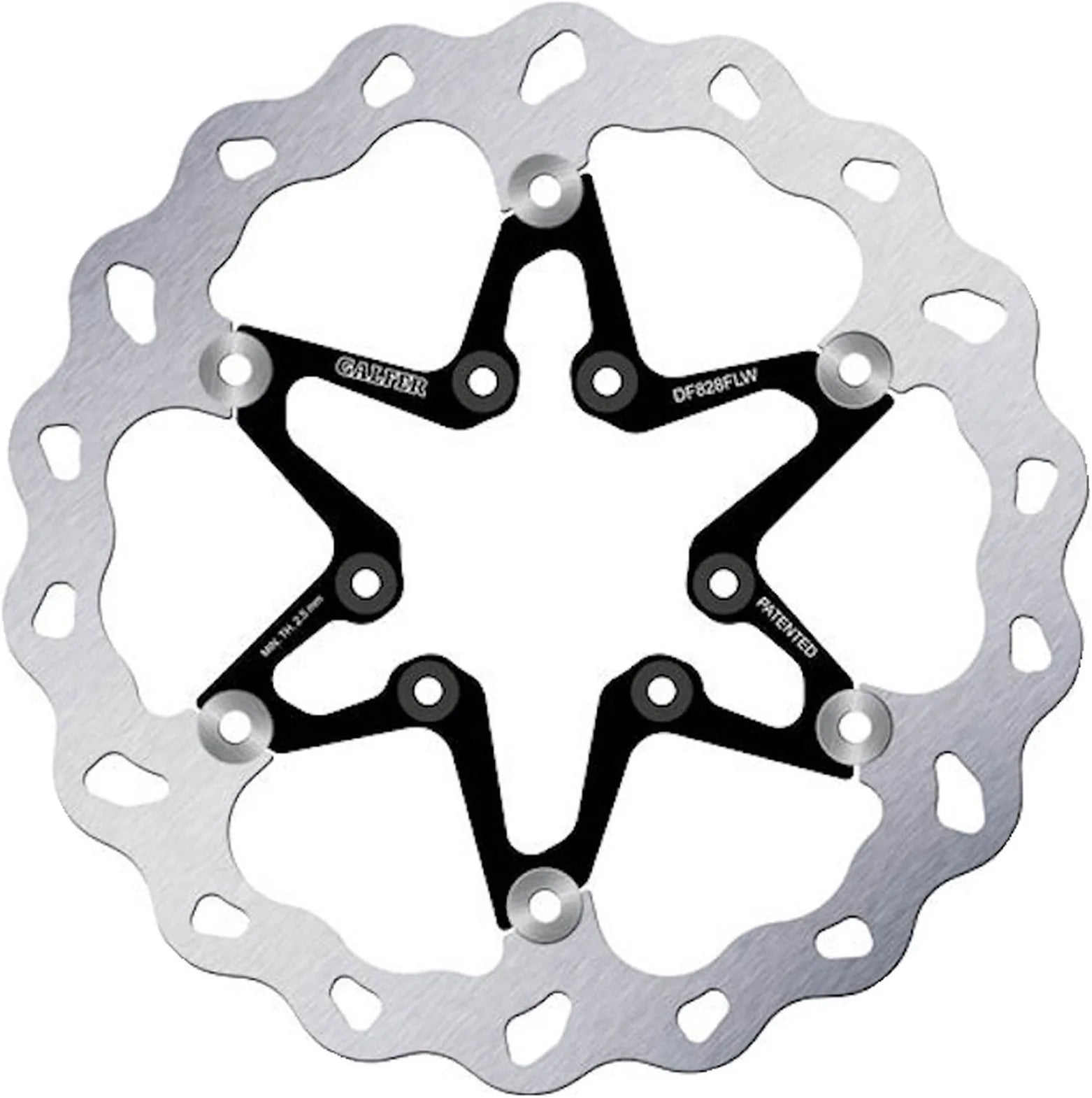 Front Floating Wave Brake Disc - Galfer Compatible With Tm En 144 (2014)