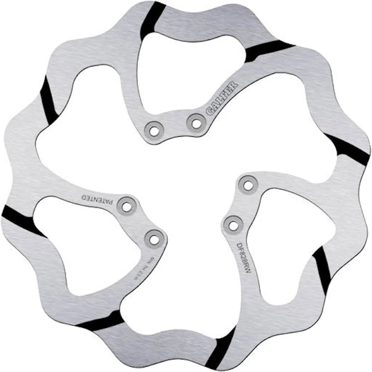Front Fixed Grooved Wave Brake Disc - Galfer Compatible With Tm Mx 125 (2005-2014)
