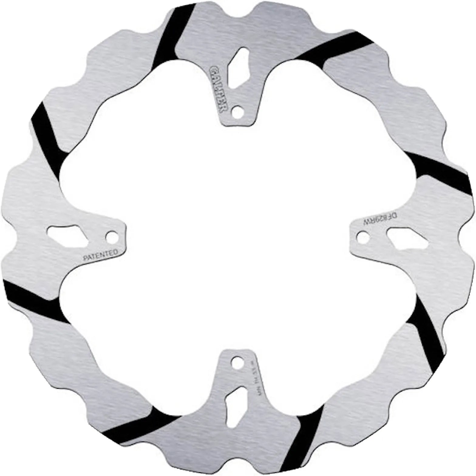 Rear Fixed Grooved Wave Brake Disc - Galfer Compatible With Tm Smr 530 F (2014)