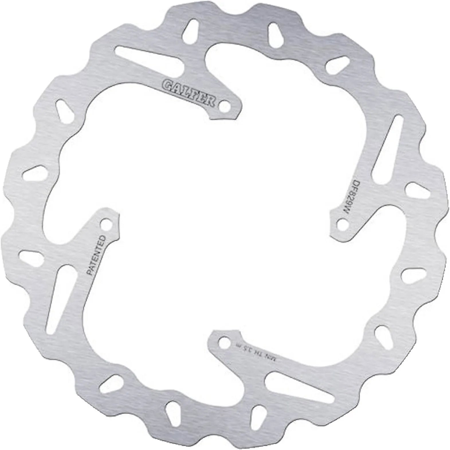 Rear Fixed Wave Brake Disc - Galfer Compatible With Tm Smx 660 F (2004-2014)