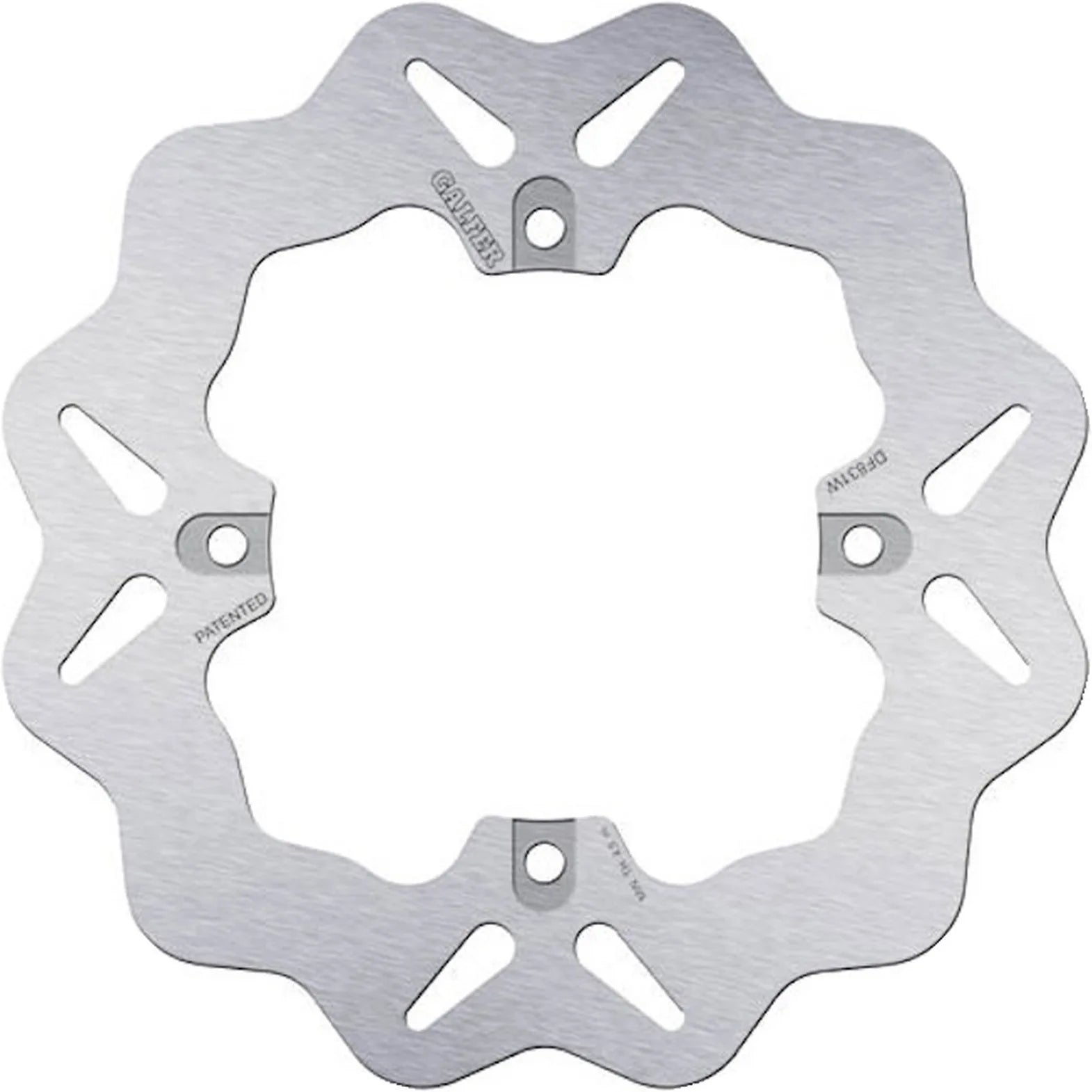 Rear Fixed Wave Brake Disc - Galfer Compatible With Mv Agusta Turismo Veloce 800 (2014)