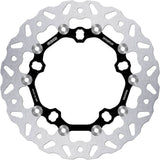 Front Floating Wave Brake Disc - Galfer Compatible With Harley-Davidson Flhtp Electra Glide Std Police 1450 (2014)
