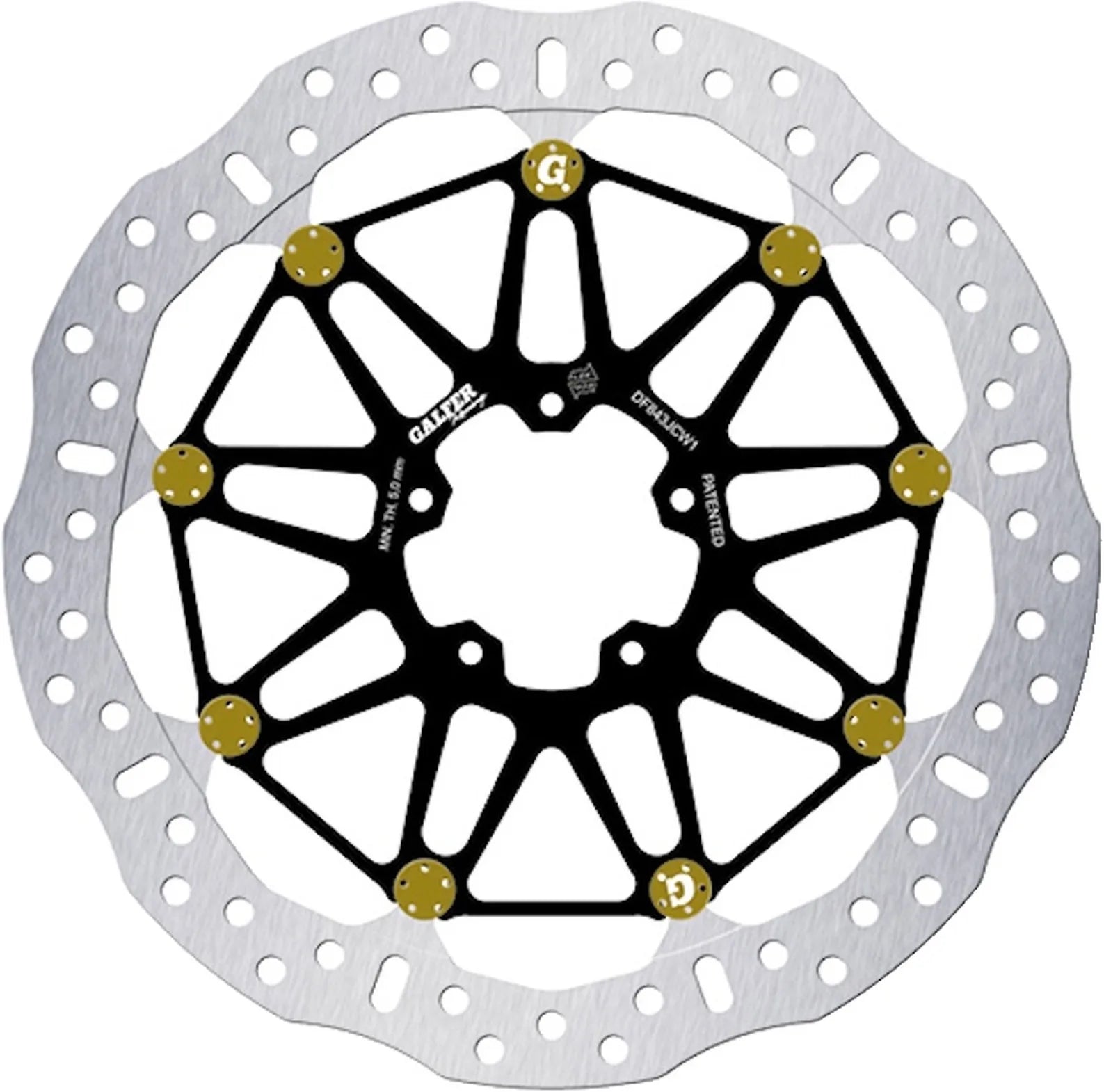 Disco De Freno Delantero Floatech Racing Onda - Galfer Compatible Con Cfmoto Mt 800 Sport (2022-2024)