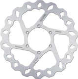 Front Fixed Wave Brake Disc - Galfer Compatible With Motorhispania Kn 1 Naked 125 (2010)
