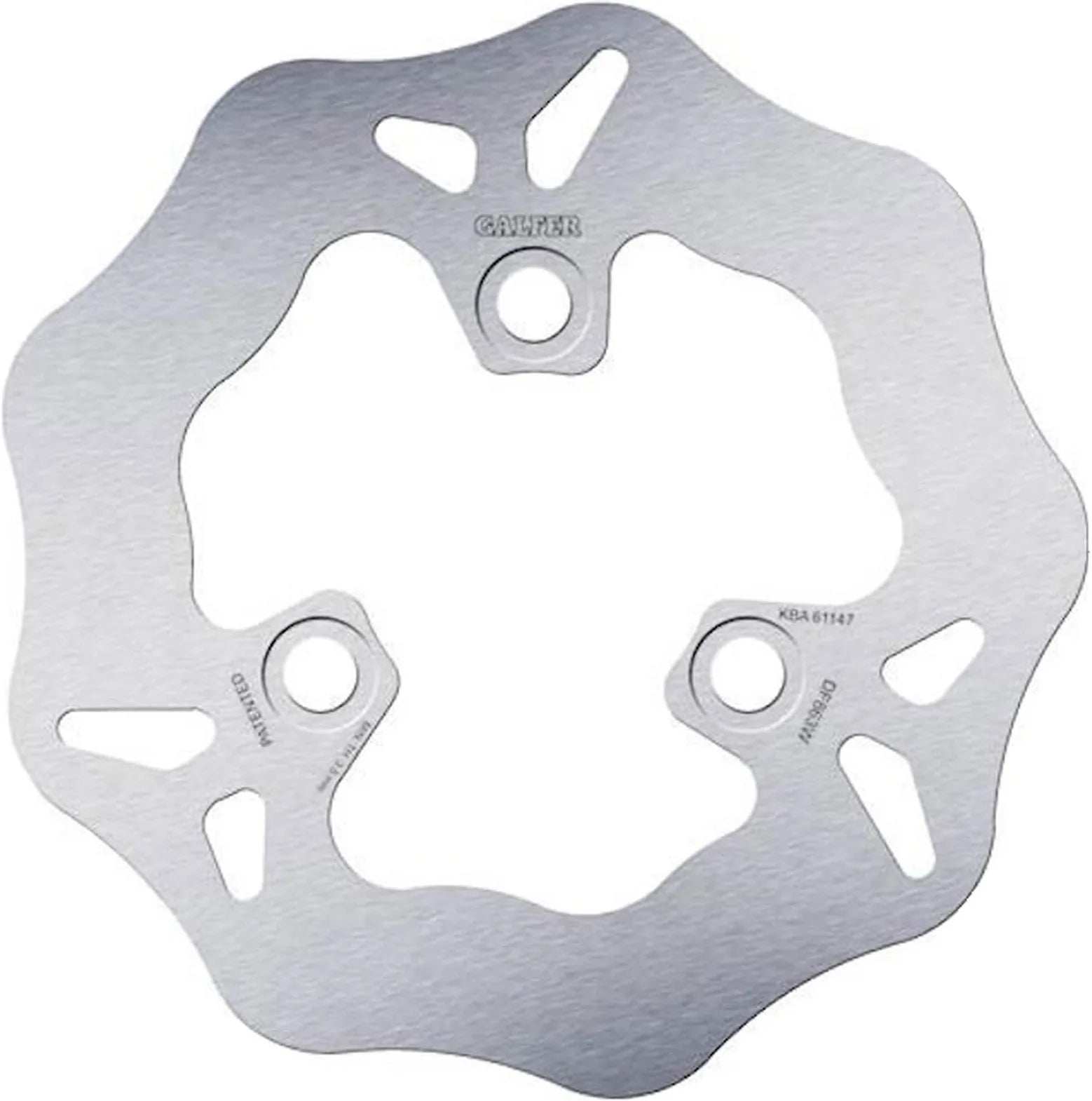 Rear Fixed Wave Brake Disc - Galfer Compatible With Peugeot Speedfight 100 (1997)