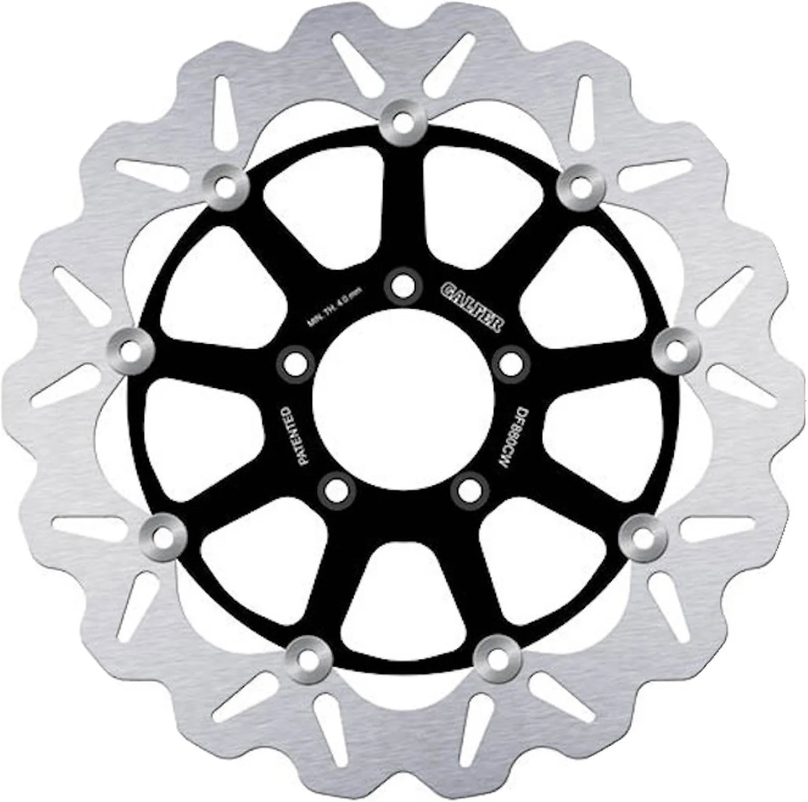 Disco De Freno Delantero Flotante Onda - Galfer Compatible Con Ducati Monster S 1100 (2009)