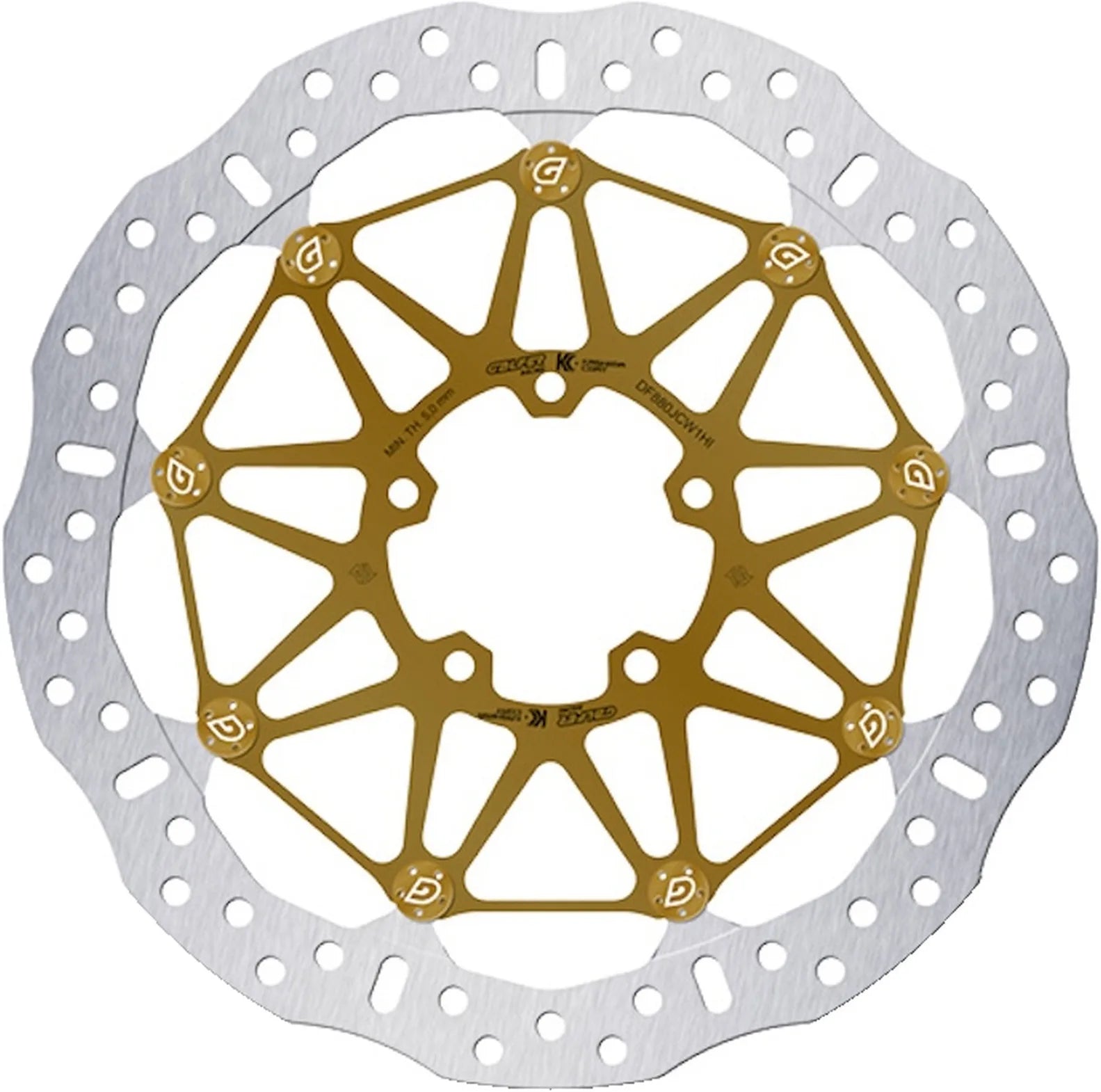 Disco De Freno Delantero Floatech Racing Onda - Galfer Compatible Con Ducati 749 S - R (2003)