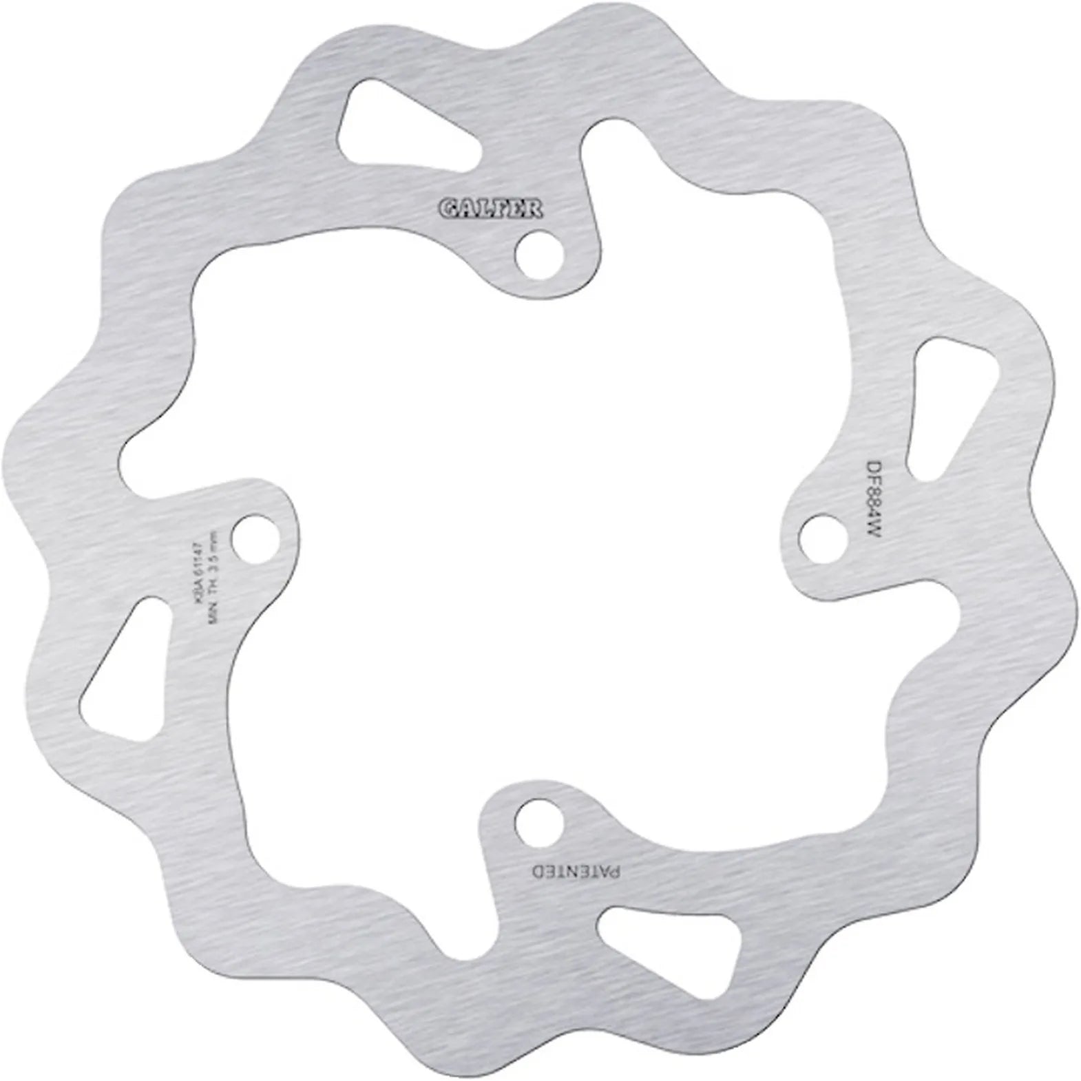 Disco De Freno Trasero Fijo Onda - Galfer Compatible Con Buell M2 Cyclone 1200