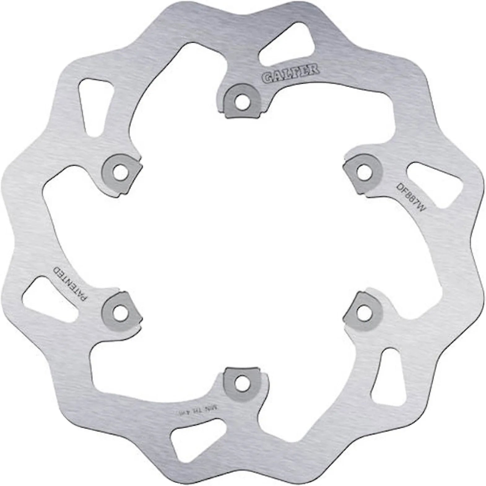Rear Fixed Wave Brake Disc - Galfer Compatible With Vor En 530 (2001)