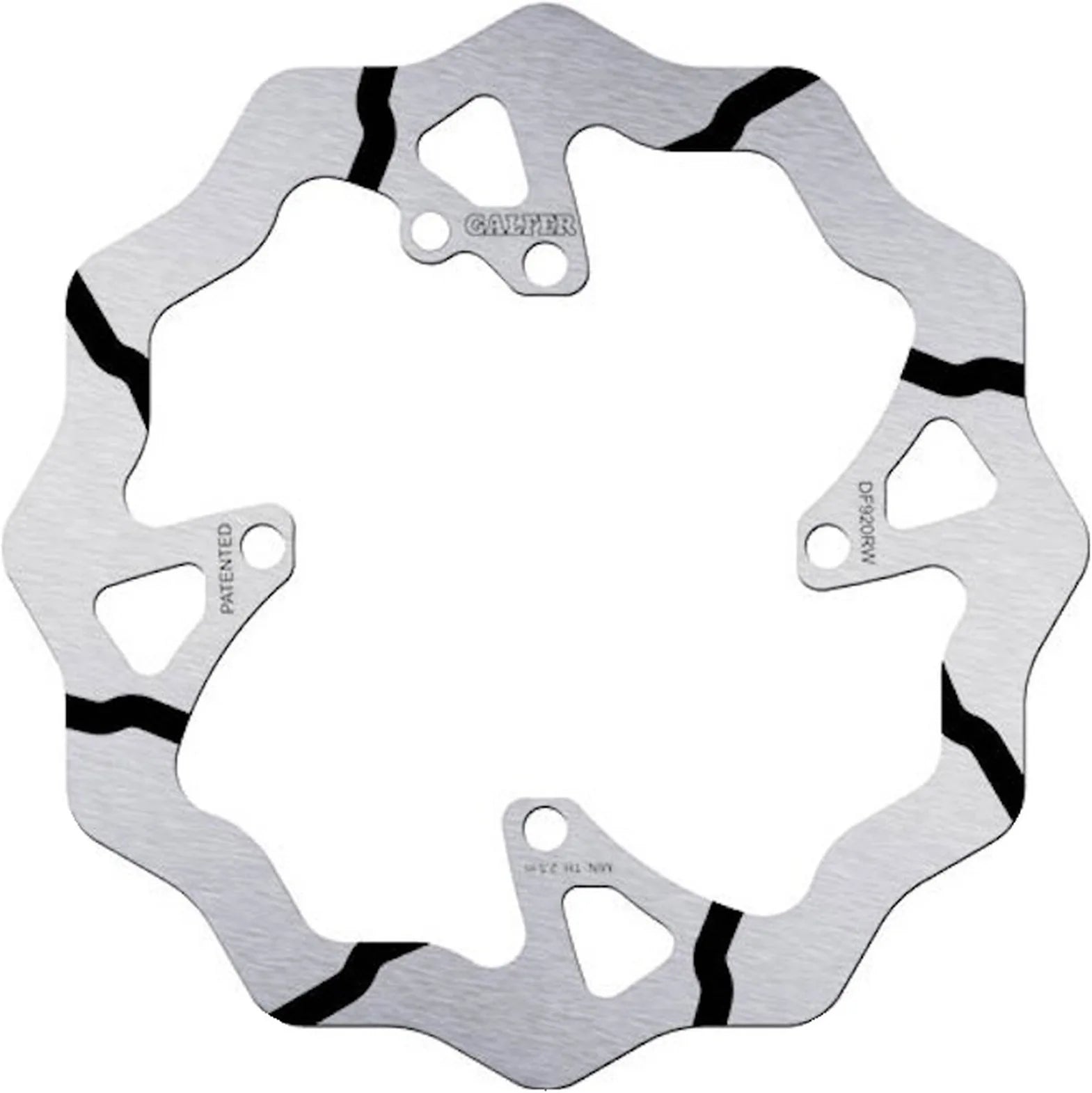Front Fixed Grooved Wave Brake Disc - Galfer Compatible With Sherco 300 Se-R Fork Wp (2014)