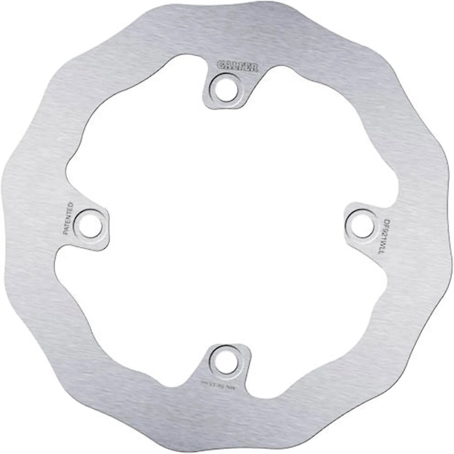 Rear Fixed Wave Brake Disc - Galfer Compatible With Sherco 250 Se Fork Sachs (2014)