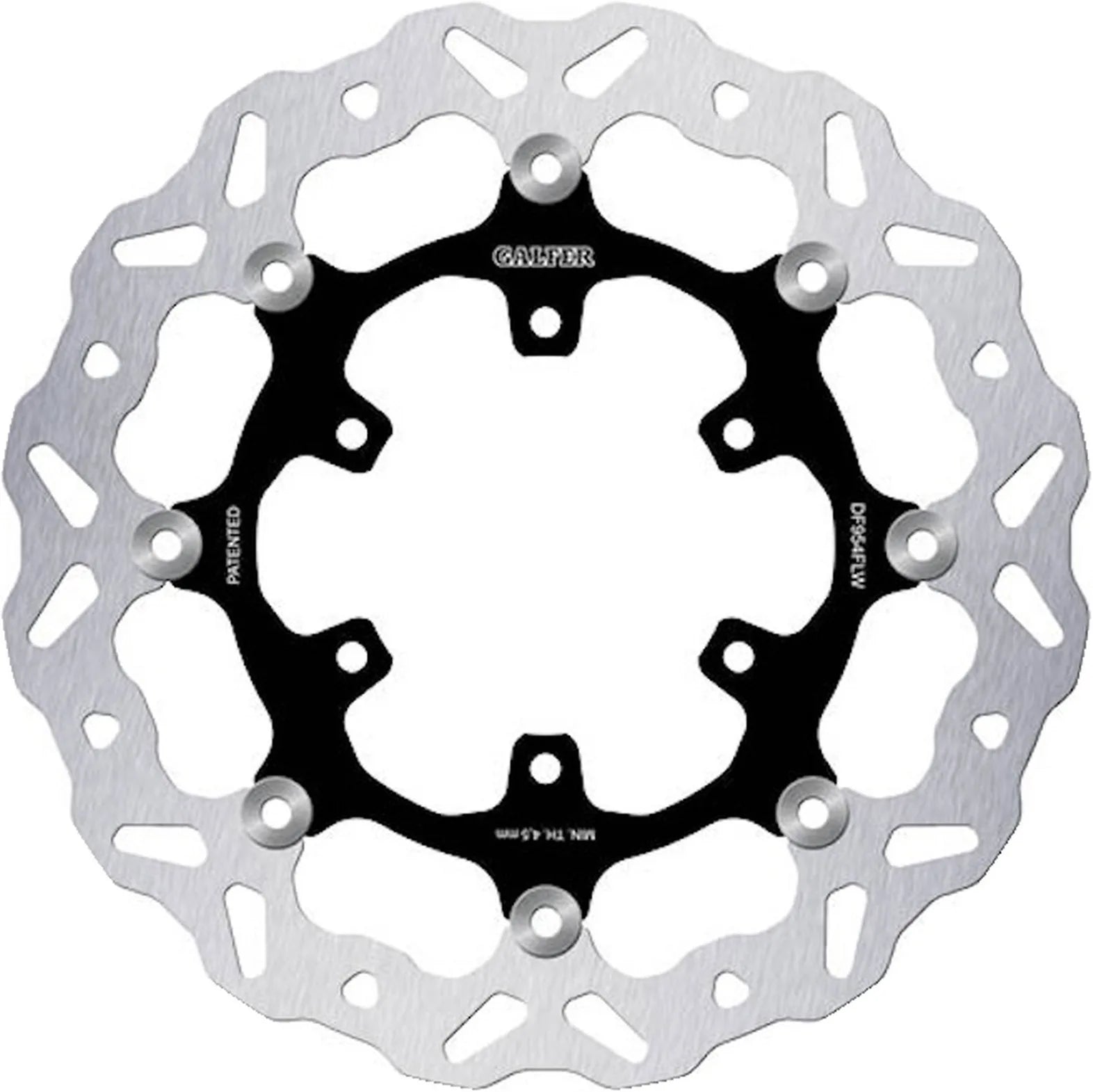 Disco De Freno Delantero Flotante Onda - Galfer Compatible Con Fantic Motor Caballero Flat Track 125 (2018)