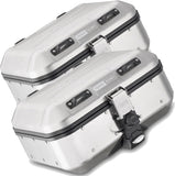 Monokey Trekker Dolomiti Aluminium Side Cases - 60 Lt Trekker Dolomiti Aluminium - Givi Compatible With Triumph Bonneville T120 (2016-2024)