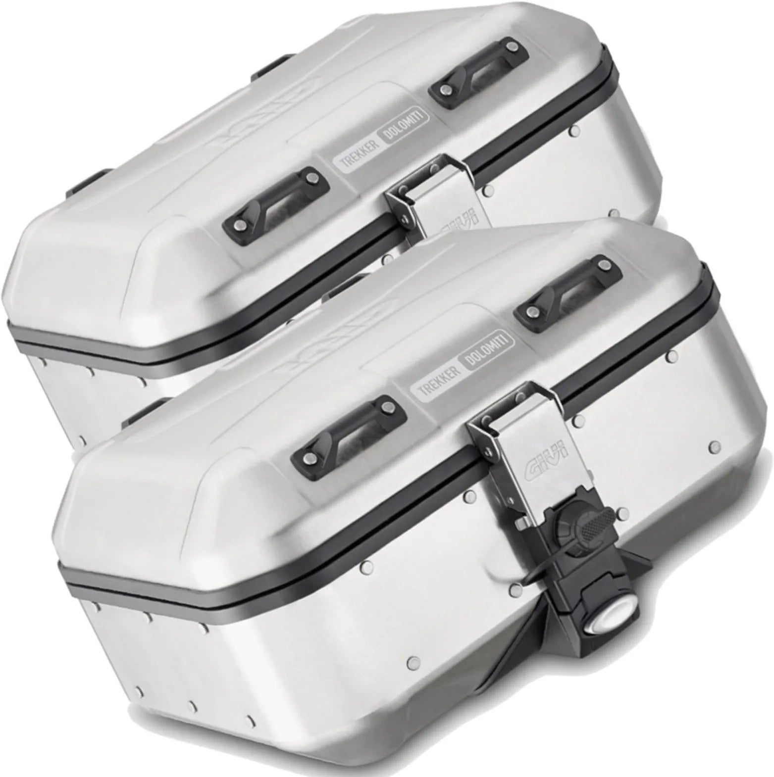 Maletas Laterales Monokey Trekker Dolomiti Aluminio 60 Lt Trekker Dolomiti Aluminio - Givi Compatible Con Ktm 890 Smt (2023-2024)
