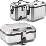 Baúl + Maletas Laterales Trekker Dolomiti Aluminio 102 Lt Trekker Dolomiti Aluminio - Givi Compatible Con Honda X-Adv 750 (2021-2024)
