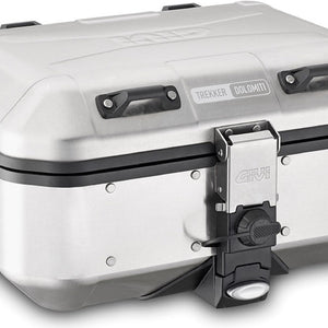 Monokey Trekker Dolomiti Aluminium Top Case - 30 Lt Trekker Dolomiti Aluminium - Givi Compatible With Kawasaki Z 1000 Sx (2017-2019)