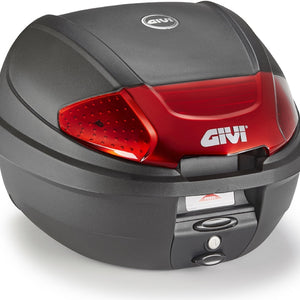 Monolock Black Top Case - 30 Lt Technopolymer - Givi Compatible With Kawasaki Z 1000 Sx (2017-2019)