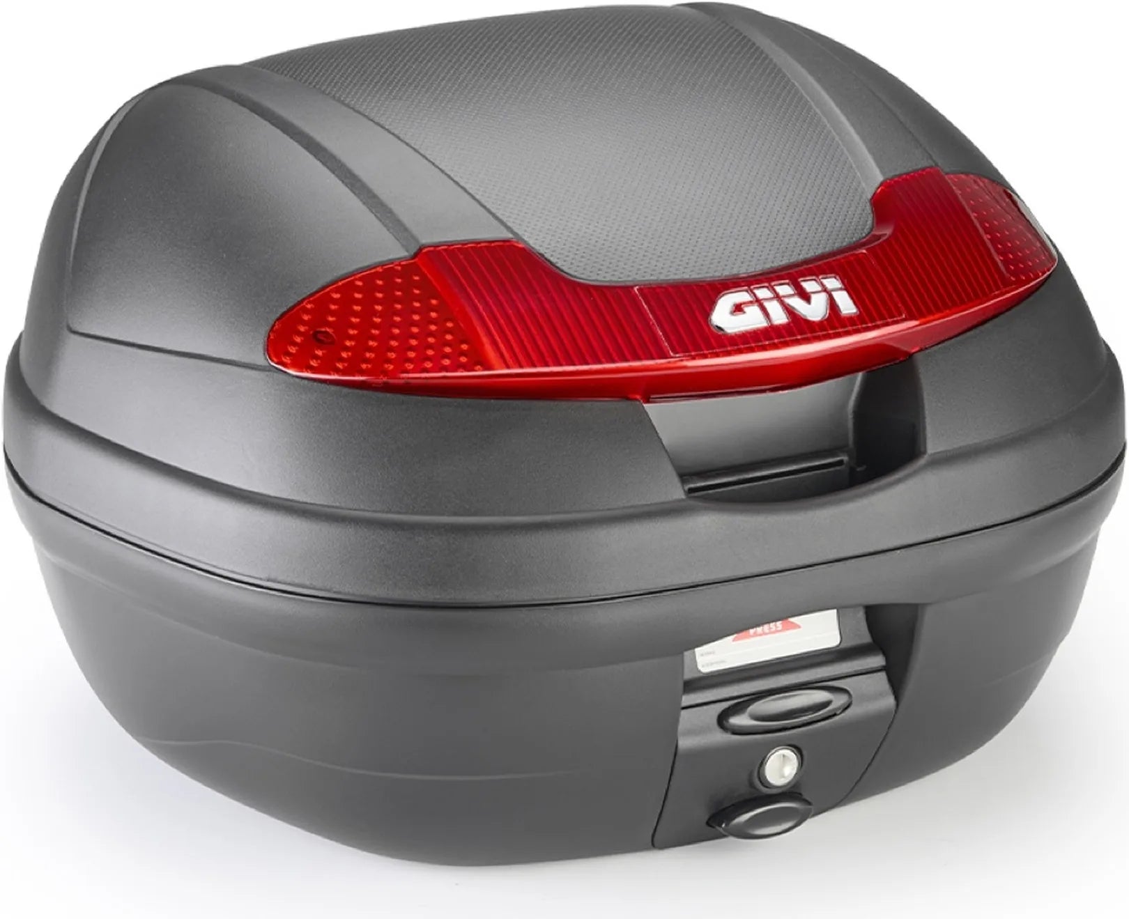 Baúl Monolock Vision Negro 34 Lt Vision Plastico - Givi Compatible Con Ktm 890 Smt (2023-2024)