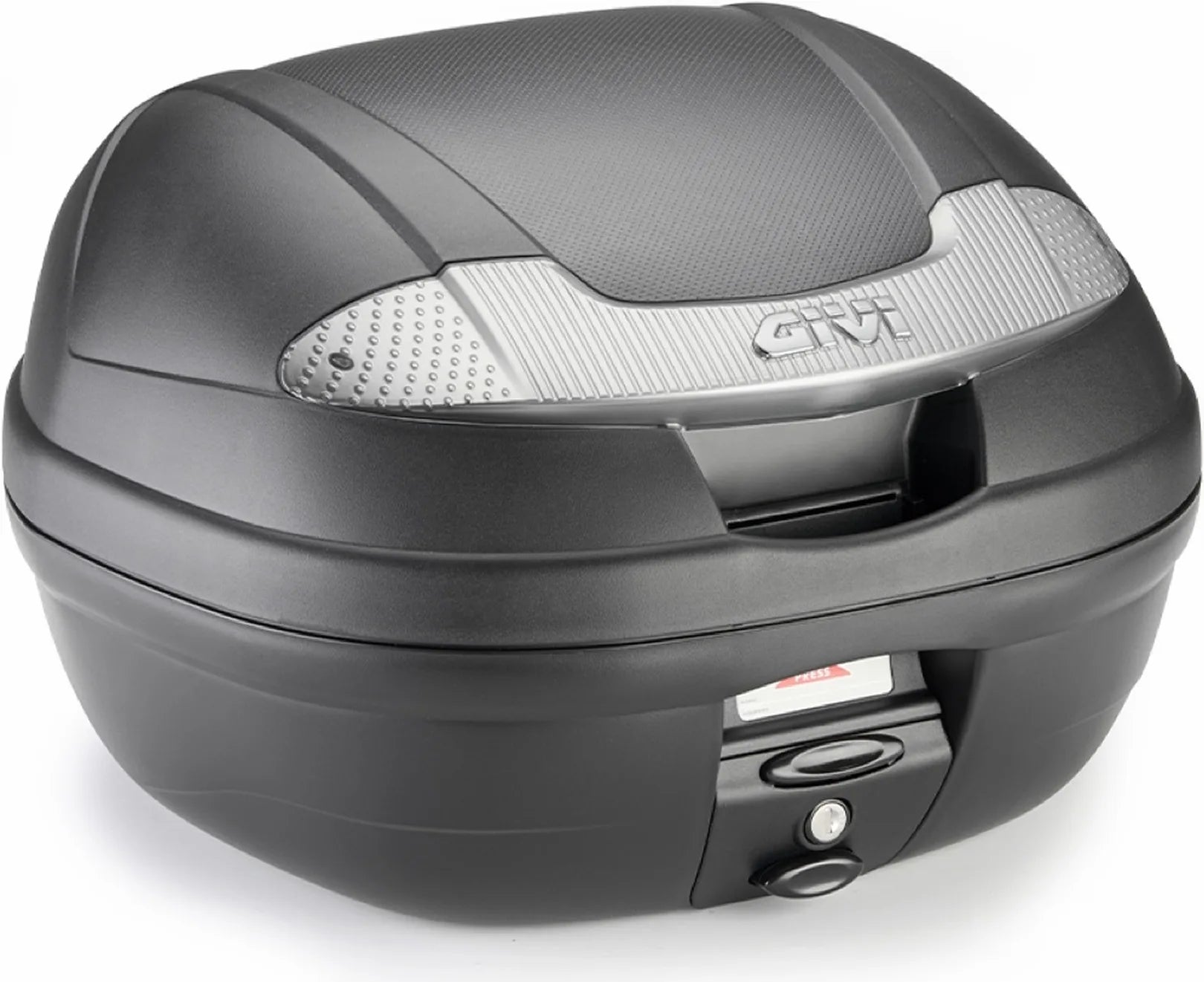 Baúl Monolock Vision Negro Tech 34 Lt Vision Plastico - Givi Compatible Con Sym Joymax 300 Z+ (2021-2024)