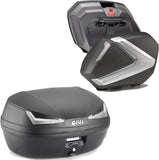 Simply Iv Silver Tech Top Case + Side Cases - 119 Lt Simply Iv Technopolymer - Givi Compatible With Honda Cbf 500 (2004-2012)