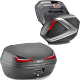 Simply Iv Silver Top Case + Side Cases - 119 Lt Simply Iv Technopolymer - Givi Compatible With Moto Guzzi V 100 Mandello 1000 (2022-2024)
