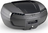 Baúl Monolock Riviera Triple Black 46 Lt Riviera Plastico - Givi Compatible Con Sym Max Sym Tl 500 (2020-2024)