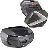 Baúl + Maletas Laterales Riviera Argento Tech 120 Lt Riviera Plastico - Givi Compatible Con Honda Cb 500 X (2019-2023)