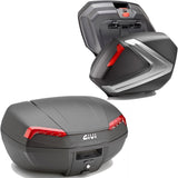 Riviera Silver Top Case + Side Cases - 120 Lt Riviera Technopolymer - Givi Compatible With Honda Nc 750 X (2016-2020)