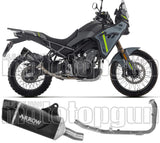 Sistema De Escape Completo Sin Catalizador Y Con Homologación Acústica Indy-Race Evo Aluminio Negro Fondo Carby - Arrow Special Parts Compatible Con Cfmoto 450 Mt (2025-2026)