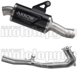 Sistema De Escape Completo Sin Catalizador Y Con Homologación Acústica Indy-Race Aluminio Negro Fondo Acero - Arrow Special Parts Compatible Con Bmw R 1300 Rs (2025-2026)
