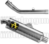 Complete Non-Catalytic Exhaust System With Sound Certification Indy-Race Titanium Titanium End Cap - Arrow Special Parts Compatible With Kove Moto Rally 450 (2025-2026)
