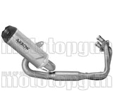 Sistema De Escape Completo Sin Catalizador Y Con Homologación Acústica Indy-Race Evo Titanio Fondo Carby - Arrow Special Parts Compatible Con Kawasaki Ninja 650 (2024-2026)