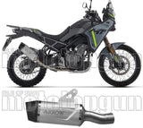 Tubo De Escape Con Homologación Acústica Indy-Race Evo Titanio Fondo Carby - Arrow Special Parts Compatible Con Cfmoto 450 Mt (2025-2026)