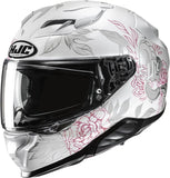 Casco Integral Para Moto Hjc F71 Advanced Fiberglass Mc8 Eliz Talla 07 S