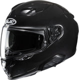 Casco Integral Para Moto Hjc F71 Advanced Fiberglass Negro Metalizado Talla 08 M