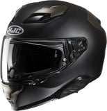 Casco Integral Para Moto Hjc F71 Advanced Fiberglass Titanio Negro Mate Satinado Talla 08 M