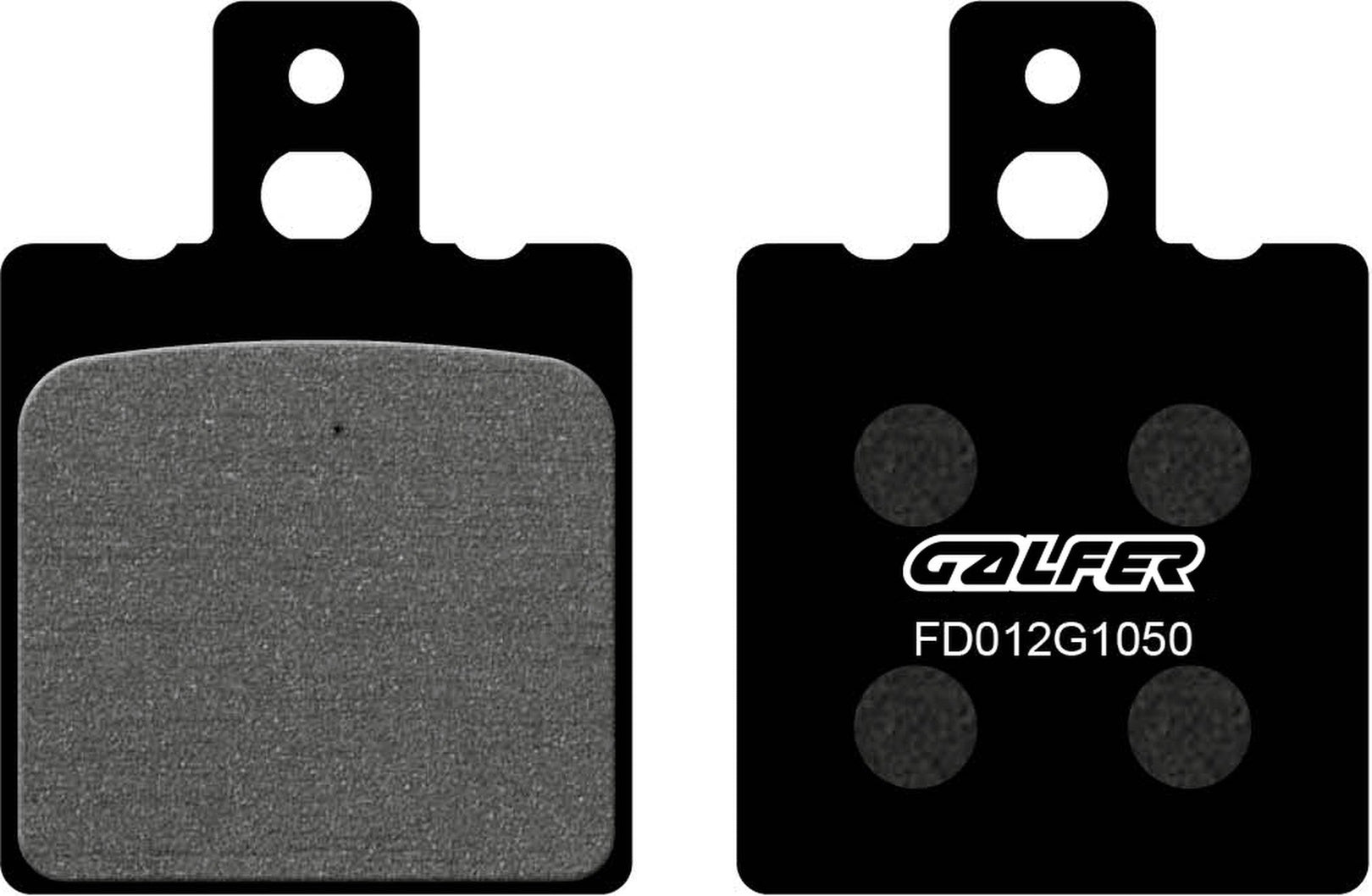 Rear Scooter Brake Pads - Galfer Compatible With Accossato Ce 50 (1987)