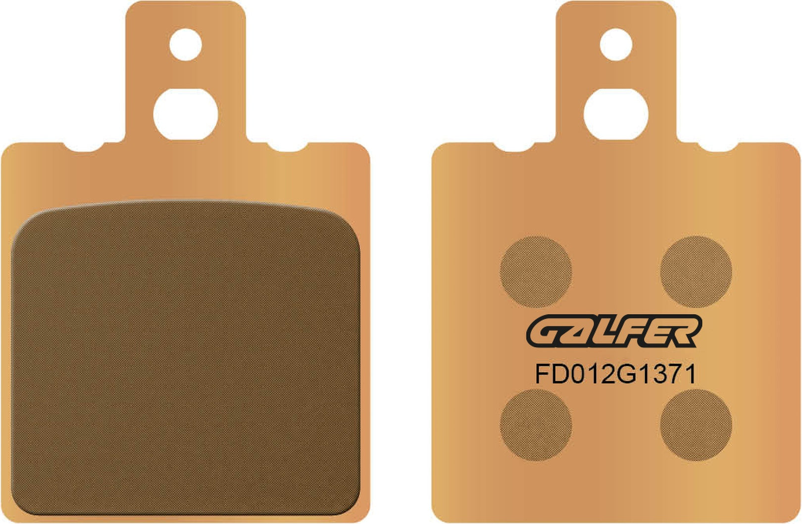 Rear Sintered Street Brake Pads - Galfer Compatible With Accossato Ce 50 (1987)