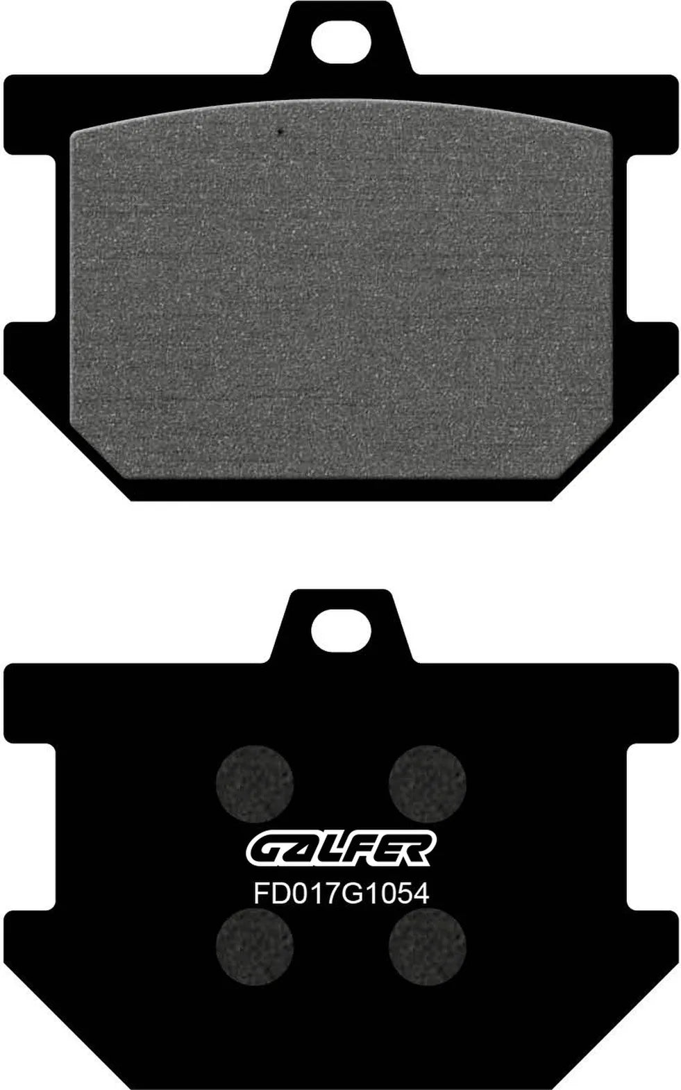 Front Semi-Metal Brake Pads - Galfer Compatible With Yamaha Xs 650 Sj Sk (1982)