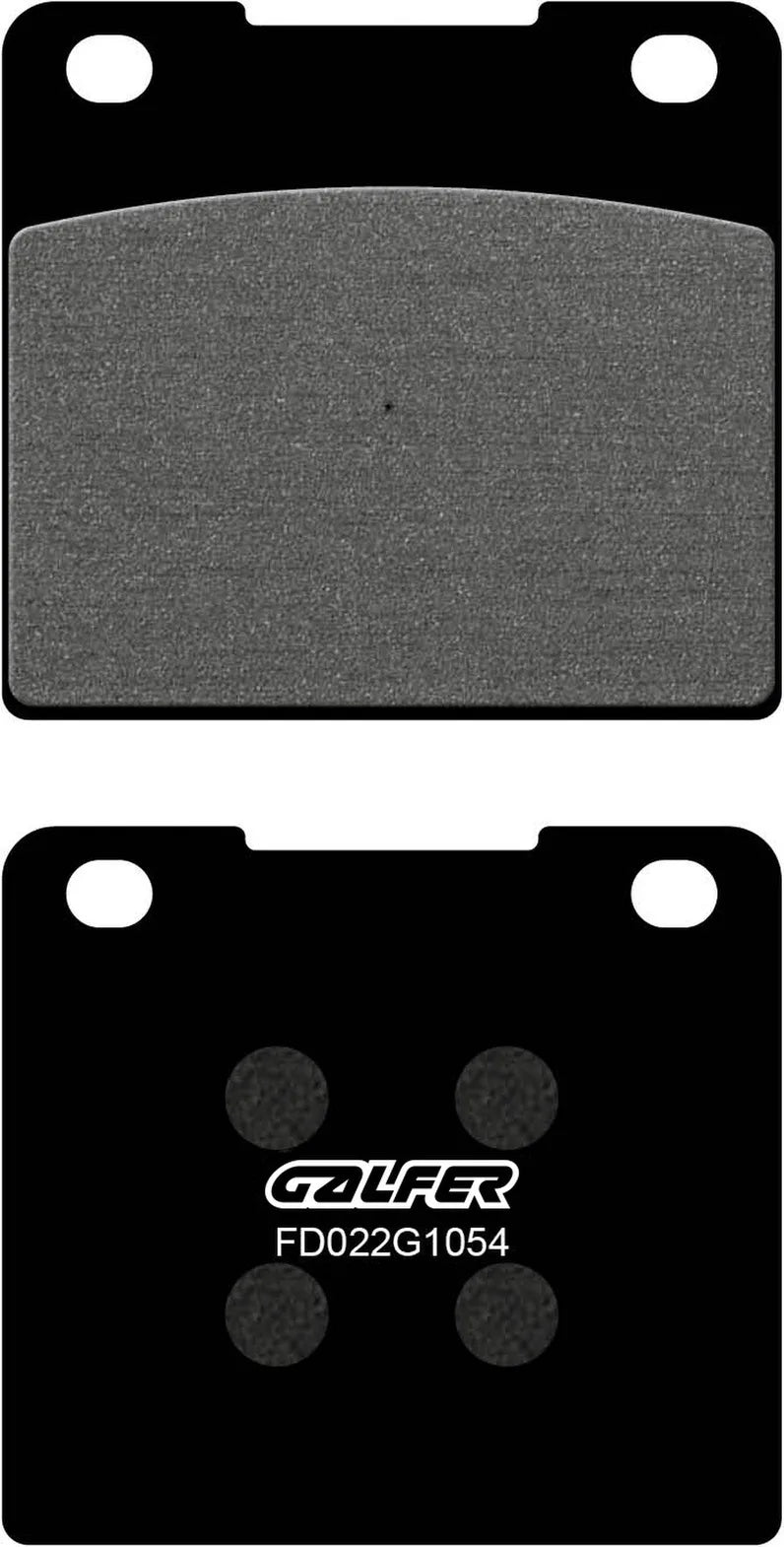 Rear Semi-Metal Brake Pads - Galfer Compatible With Suzuki Zx 800 (1992)