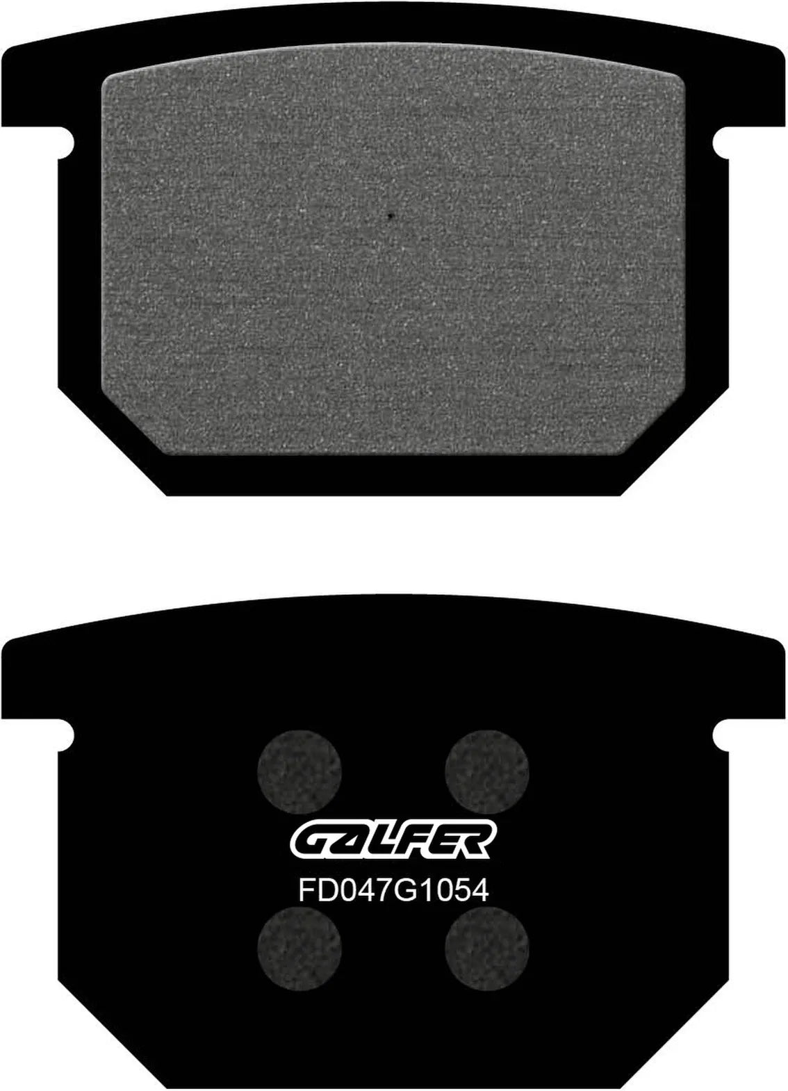 Front Semi-Metal Brake Pads - Galfer Compatible With Suzuki Gs 550 L2 M2 (1982)