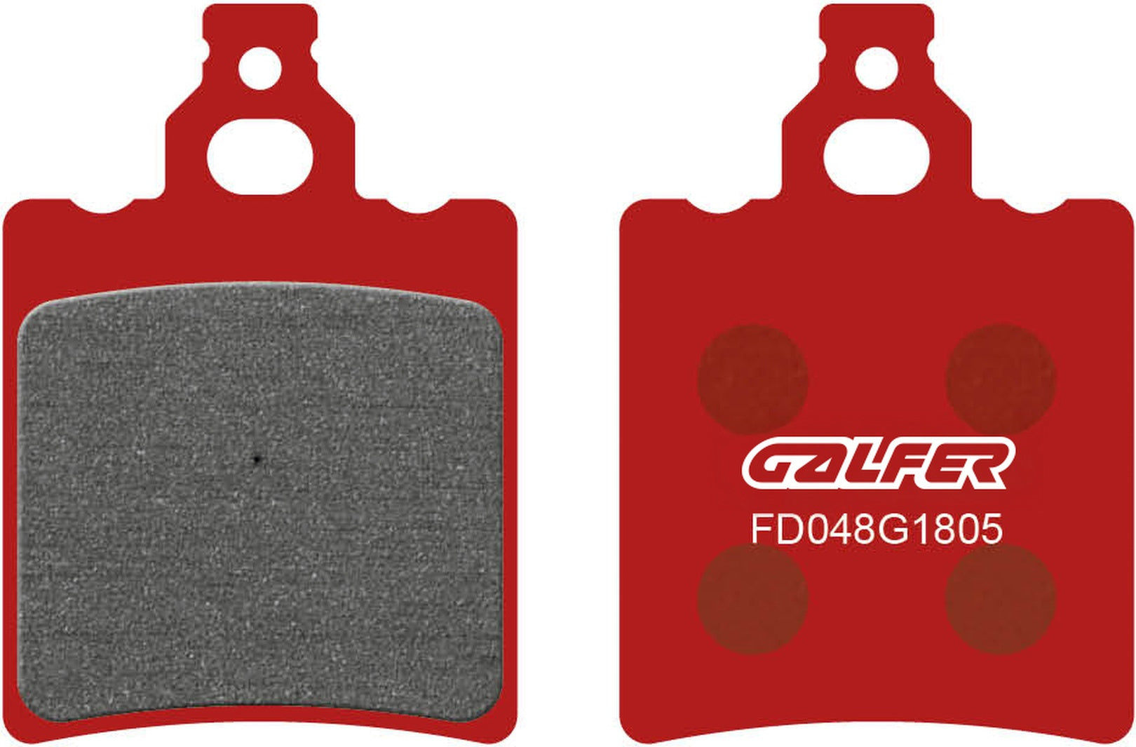 Rear Semi-Metal Trial Top Brake Pads - Galfer Compatible With Generic Toxic 50 (2007)