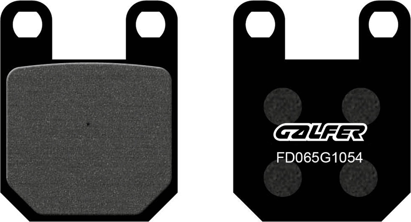 Rear Semi-Metal Brake Pads - Galfer Compatible With Blata Motard 125 (2007)