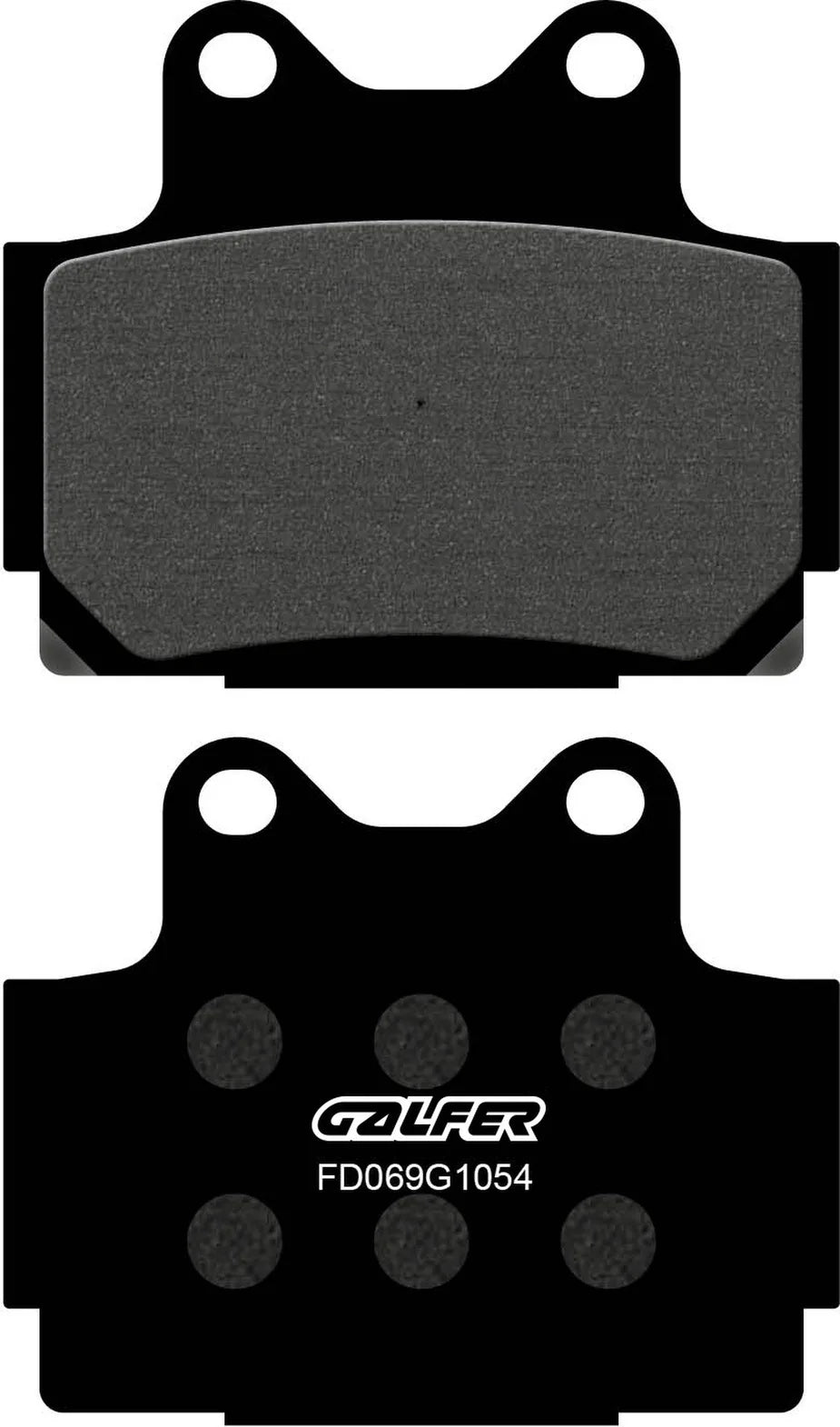 Front Semi-Metal Brake Pads - Galfer Compatible With Yamaha Rd 125 Lc (1985)