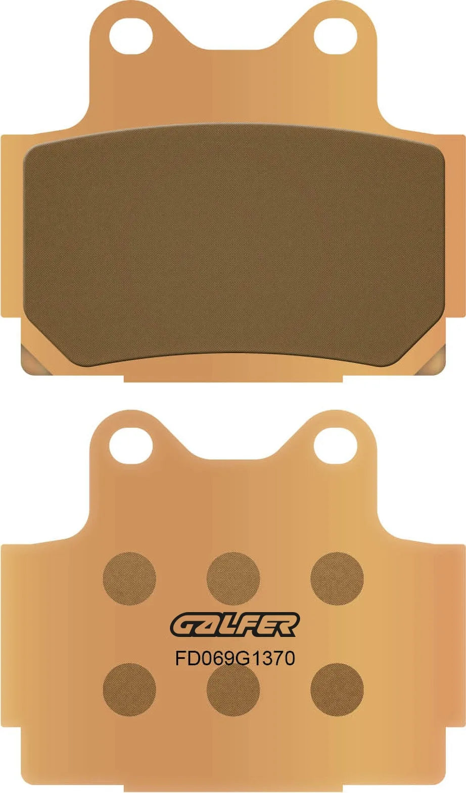 Rear Sintered Street Brake Pads - Galfer Compatible With Yamaha Xj 600 N - S (1996-2003)