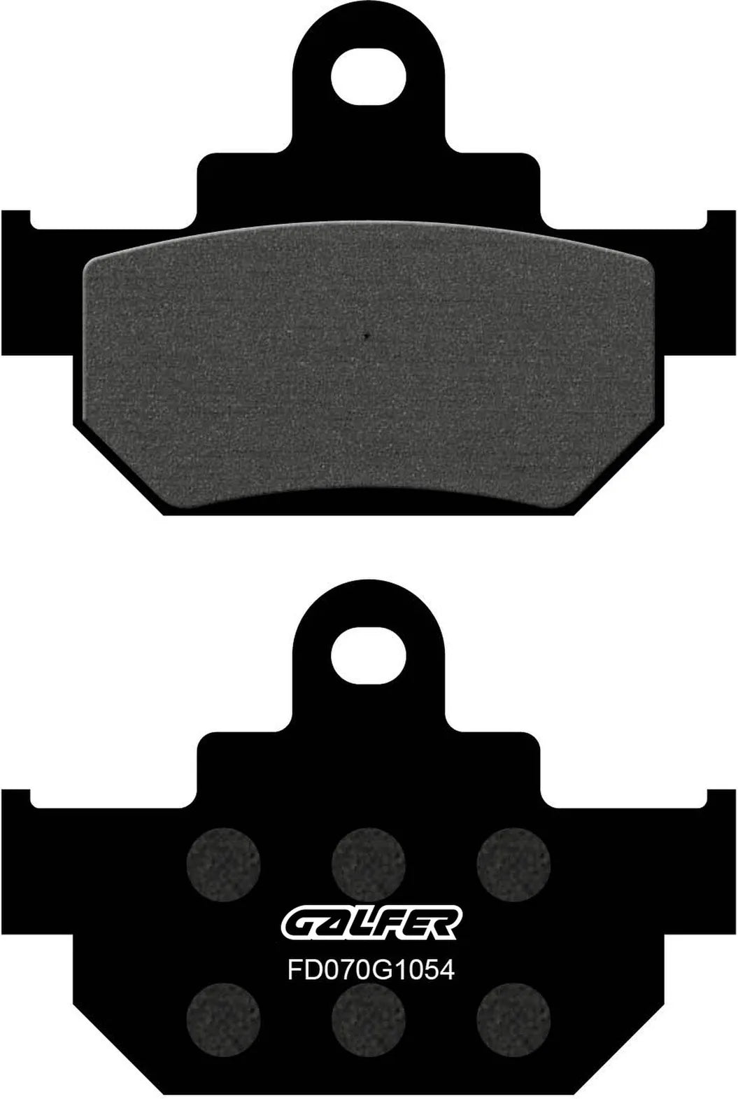 Front Semi-Metal Brake Pads - Galfer Compatible With Maico Gp 250 Cross E (1987)