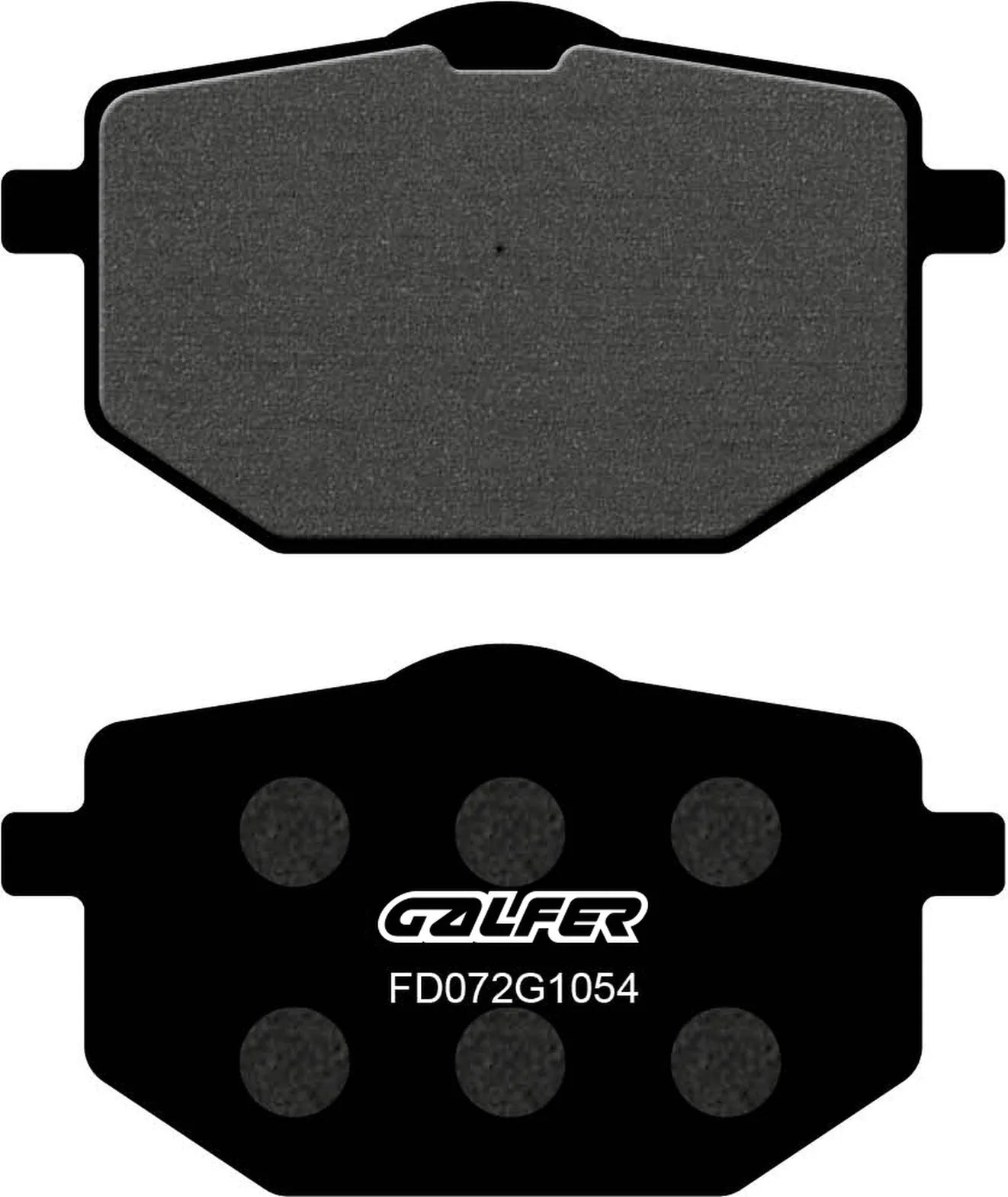 Front Semi-Metal Brake Pads - Galfer Compatible With Yamaha Xt 600 Z Ténéré (1989)