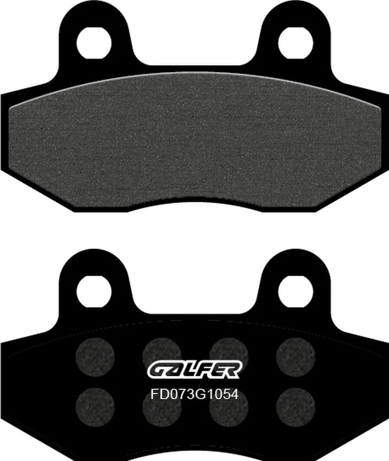 Front Semi-Metal Brake Pads - Galfer Compatible With Vento Workman 110 (2006)